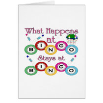 What Happens at Bingo Card