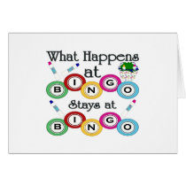 What Happens at Bingo Greeting Cards