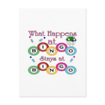 What Happens at Bingo Post Cards