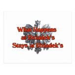 What happens at Dziadek's Stays at Dziadek's Post Cards