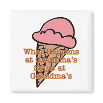 What Happens at Grandmas magnets by CaringHearts What Happens at Grandmas magnets