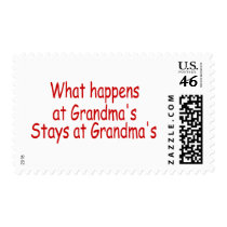 What Happens At Grandma's Stays At Grandma's postage