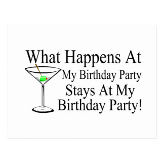 Funny Birthday Party Quotes Postcards | Zazzle