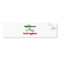 What happens at Nonno's, never happened. Bumper Sticker