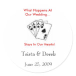 What Happens At Our Wedding...  Sticker