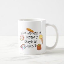 What Happens at Papaw's STAYS at Papaw's Mugs