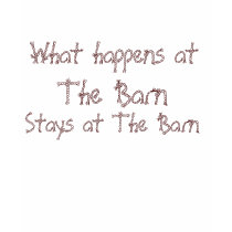 What happens at The Barn t-shirts