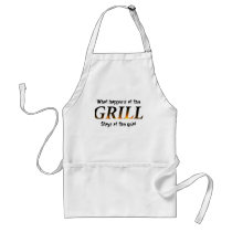 What happens at the GRILL... aprons