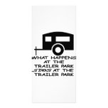 What Happens At The Trailer Park Stays At The Full Color Rack Card