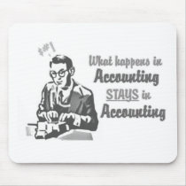 What Happens in Accounting mousepads