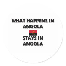 What Happens In ANGOLA Stays There stickers
