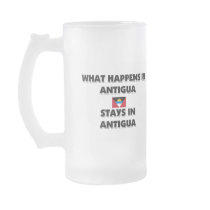 What Happens In ANTIGUA Stays There Coffee Mug