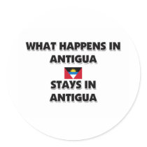 What Happens In ANTIGUA Stays There stickers by flagshirt What Happens In ANTIGUA Stays There stickers