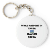 What Happens In ARUBA Stays There Key Chain