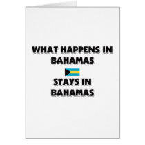 What Happens In BAHAMAS Stays There Cards
