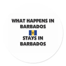 What Happens In BARBADOS Stays There Sticker