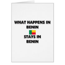 What Happens In BENIN Stays There cards