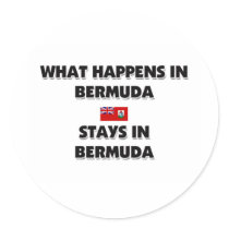 What Happens In BERMUDA Stays There stickers