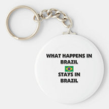 What Happens In BRAZIL Stays There Keychain