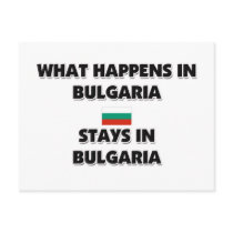 What Happens In BULGARIA Stays There postcards by flagshirt What Happens In BULGARIA Stays There postcards