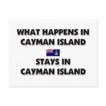 What Happens In CAYMAN ISLAND Stays There postcards