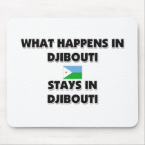 What Happens In DJIBOUTI Stays There mousepads by flagshirt What Happens In DJIBOUTI Stays There mousepads