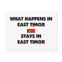 What Happens In EAST TIMOR Stays There postcards by flagshirt What Happens In EAST TIMOR Stays There postcards
