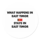 What Happens In EAST TIMOR Stays There stickers