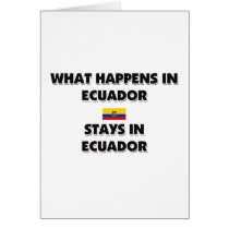 What Happens In ECUADOR Stays There cards