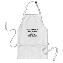What Happens In FAROE ISLANDS Stays There aprons by flagshirt What Happens In FAROE ISLANDS Stays There aprons