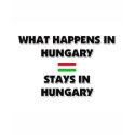 What Happens In HUNGARY Stays There t-shirts
