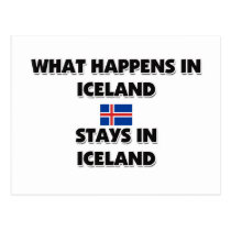 What Happens In ICELAND Stays There postcards