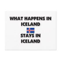 What Happens In ICELAND Stays There Post Card