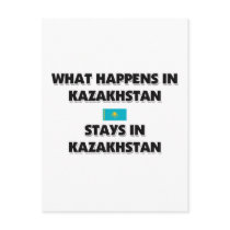 What Happens In KAZAKHSTAN Stays There postcards