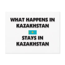 What Happens In KAZAKHSTAN Stays There postcards