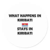 What Happens In KIRIBATI Stays There stickers