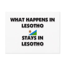 What Happens In LESOTHO Stays There postcards