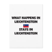 What Happens In LIECHTENSTEIN Stays There postcards