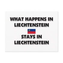 What Happens In LIECHTENSTEIN Stays There postcards