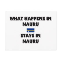 What Happens In NAURU Stays There postcards