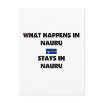 What Happens In NAURU Stays There postcards