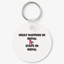 What Happens In NEPAL Stays There keychains