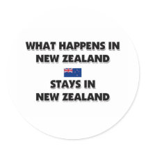What Happens In NEW ZEALAND Stays There stickers by flagshirt What Happens In NEW ZEALAND Stays There stickers