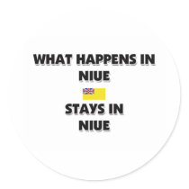 What Happens In NIUE Stays There stickers by flagshirt What Happens In NIUE Stays There stickers