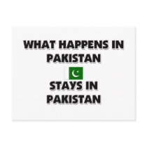 What Happens In PAKISTAN Stays There postcards