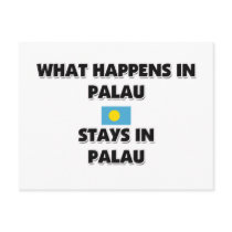 What Happens In PALAU Stays There postcards
