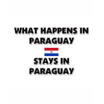 What Happens In PARAGUAY Stays There Tee Shirts