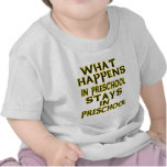 WHAT HAPPENS IN PRESCHOOL... TSHIRT