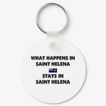 What Happens In SAINT HELENA Stays There keychains