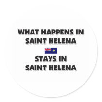 What Happens In SAINT HELENA Stays There stickers